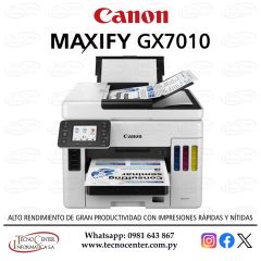 Impresora Multifuncional Canon MAXIFY GX7010